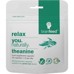 Natural L Theanine Capsules 250mg Isolated Powder from Green Tea Extract 30 Capsules