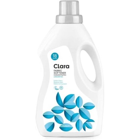 Clara Concentrated Fabric Softener Unscented 1l
