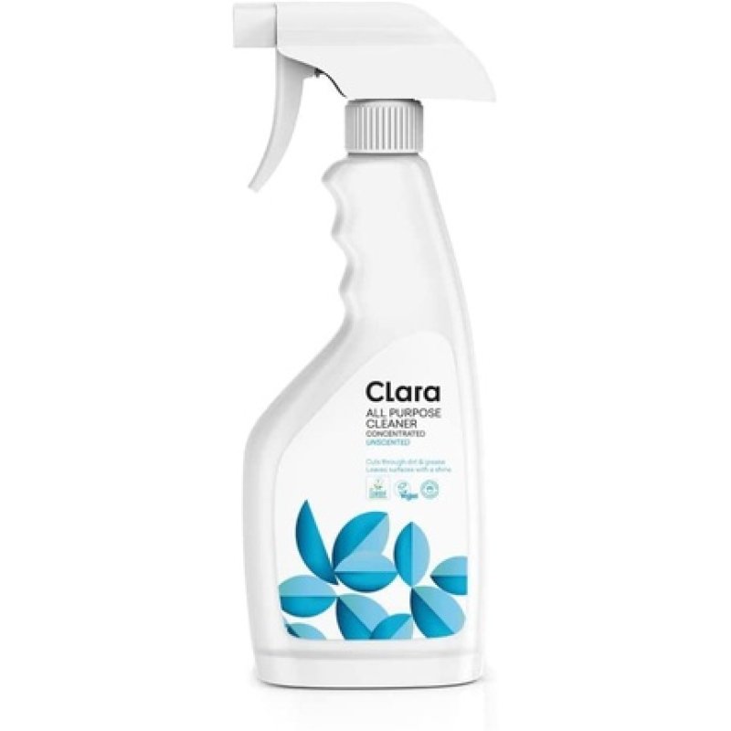Clara Concentrated All Purpose Cleaner Unscented 750ml Spray Bottle