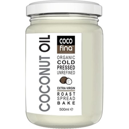 Cocofina Organic Raw Virgin Coconut Oil For Hair, Skin, Teeth Whitening, Cooking
