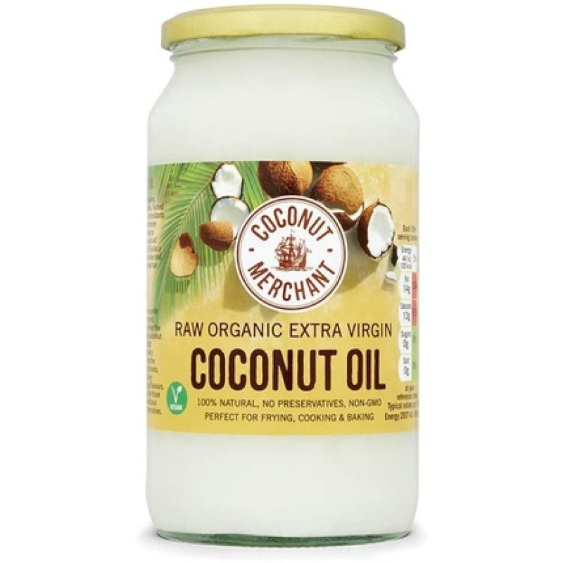 Coconut Merchant Organic Coconut Oil 1l | Extra Virgin, Raw, Cold Pressed