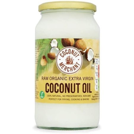 Coconut Merchant Organic Coconut Oil 1l | Extra Virgin, Raw, Cold Pressed