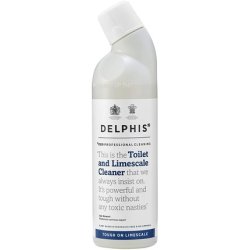 Delphis Eco Toilet & Limescale Cleaner 750ml - Eco Friendly Limescale Remover Safe for Septic Tanks