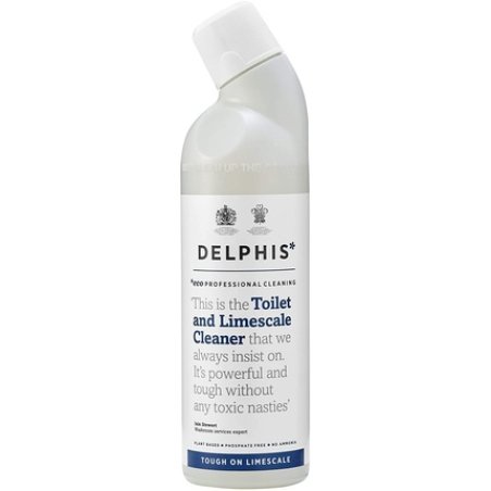 Delphis Eco Toilet & Limescale Cleaner 750ml - Eco Friendly Limescale Remover Safe for Septic Tanks