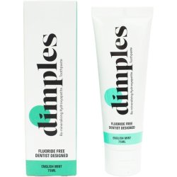 Dimples Re-mineralizing Hydroxyapatite Toothpaste English Mint 75ml