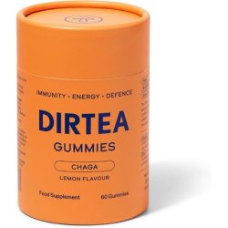 Dirtea Chaga Mushroom Gummies 60 Gummies 3000mg