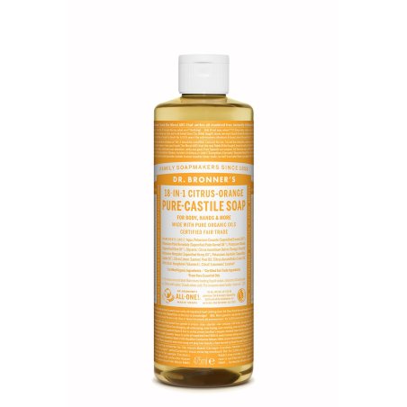 Dr Bronner 18-in-1 Hemp Citrus Orange Pure-Castile Soap 473.2ml
