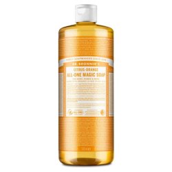 Dr. Bronner's Citrus Orange Liquid Soap 944ml - Natural Soap