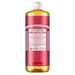 Dr. Bronner's 18 in 1 Hemp Rose Pure-Castile Soap 32 fl oz 946 ml