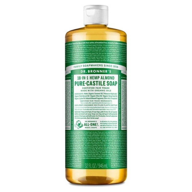 Dr. Bronner's Organic Almond Castile Liquid Soap 946ml