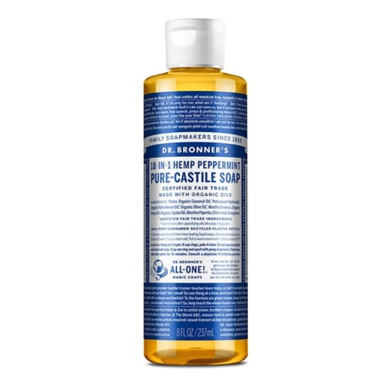 Dr Bronner Peppermint Liquid Soap 237ml