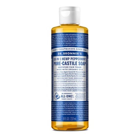 Dr Bronner Peppermint Liquid Soap 237ml