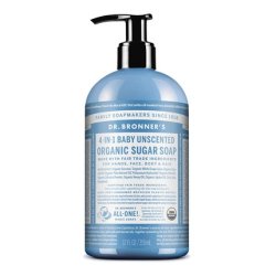 Dr Bronner's Unscented Pump Soap 355ml