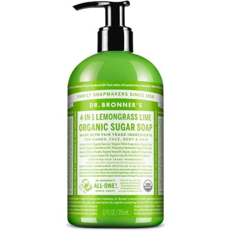 Dr. Bronner's Organic Shikakai Lemongrass Liquid Soap 355ml