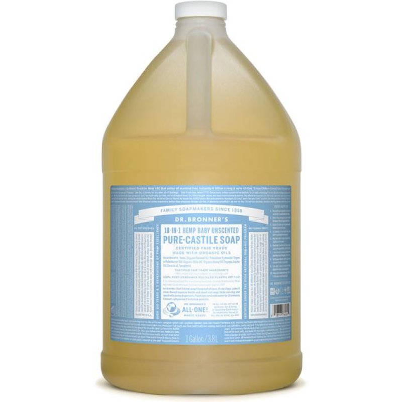 Dr.Bronner's PURE-CASTILE LIQUID SOAP 3780 ml Savon liquide 1 pièce(s)