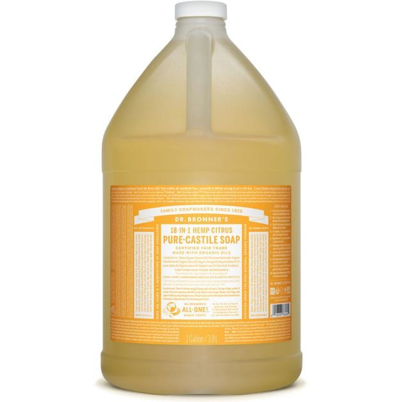 Dr.Bronner's PURE-CASTILE LIQUID SOAP 3780 ml Savon liquide 1 pièce(s)