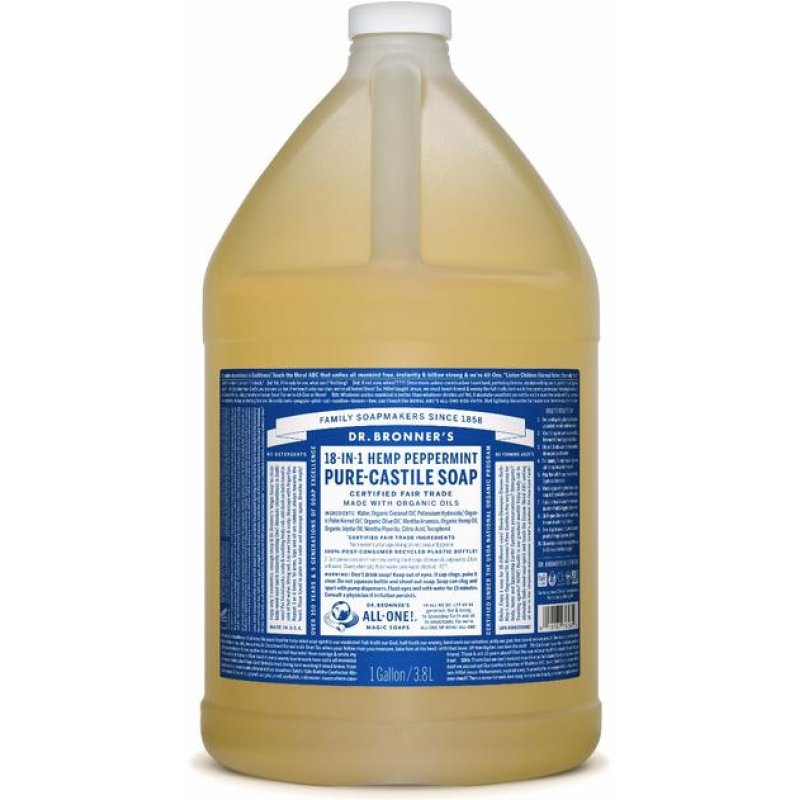 Dr.Bronner's PURE-CASTILE LIQUID SOAP 3780 ml Savon liquide 1 pièce(s)