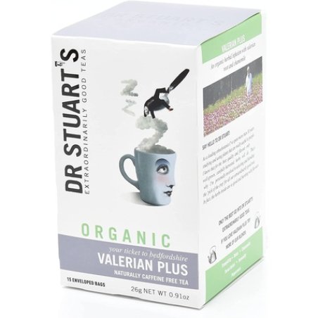 Dr Stuarts Organic Valerian Plus Tea 15 Bags