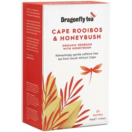Dragonfly Tea Organic Cape Rooibos & Honeybush Rooibos Tea 20 Bags