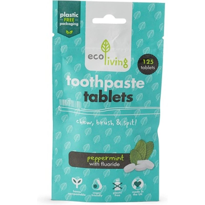 Peppermint Toothpaste Tablets 125 Tablets