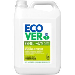 Ecover Hand Dishwashing Liquid Lemon & Aloe Vera, Sustainable Dishwashing Liquid With