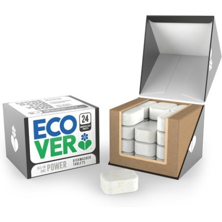 Ecover Power Dishwasher Tablets All-In-One Dishwasher Salt & Rinse Aid