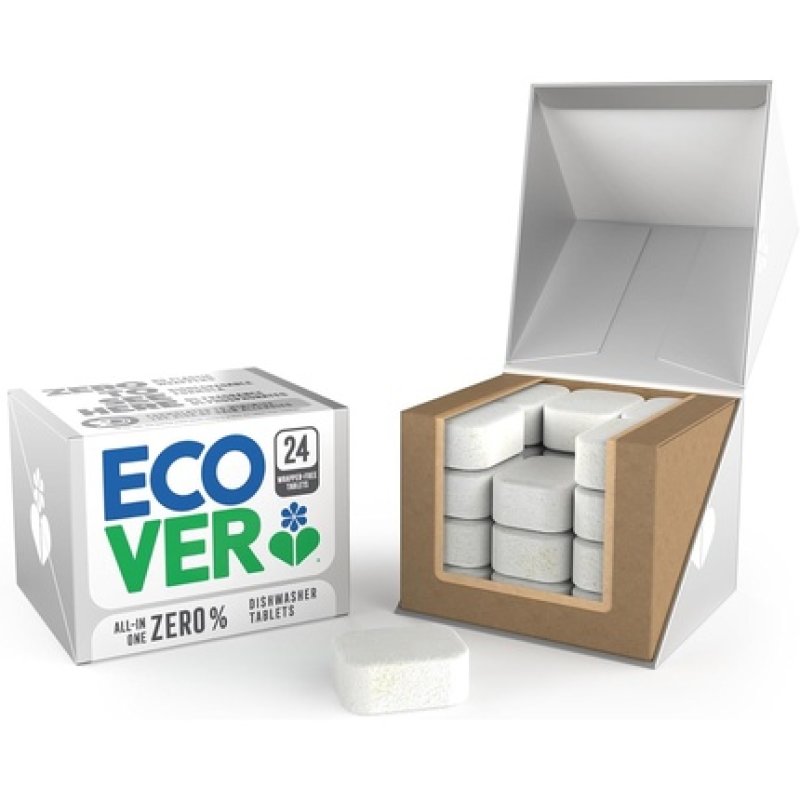 Ecover Zero Dishwasher Tablets with Dishwasher Salt and Rinse Aid