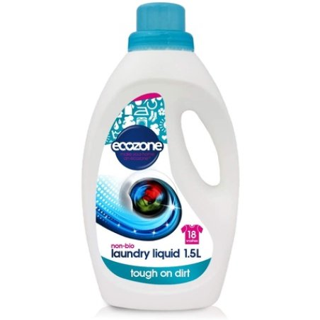 Ecozone Liquid Detergent, Non-Organic, 1.5 L 4 Pack