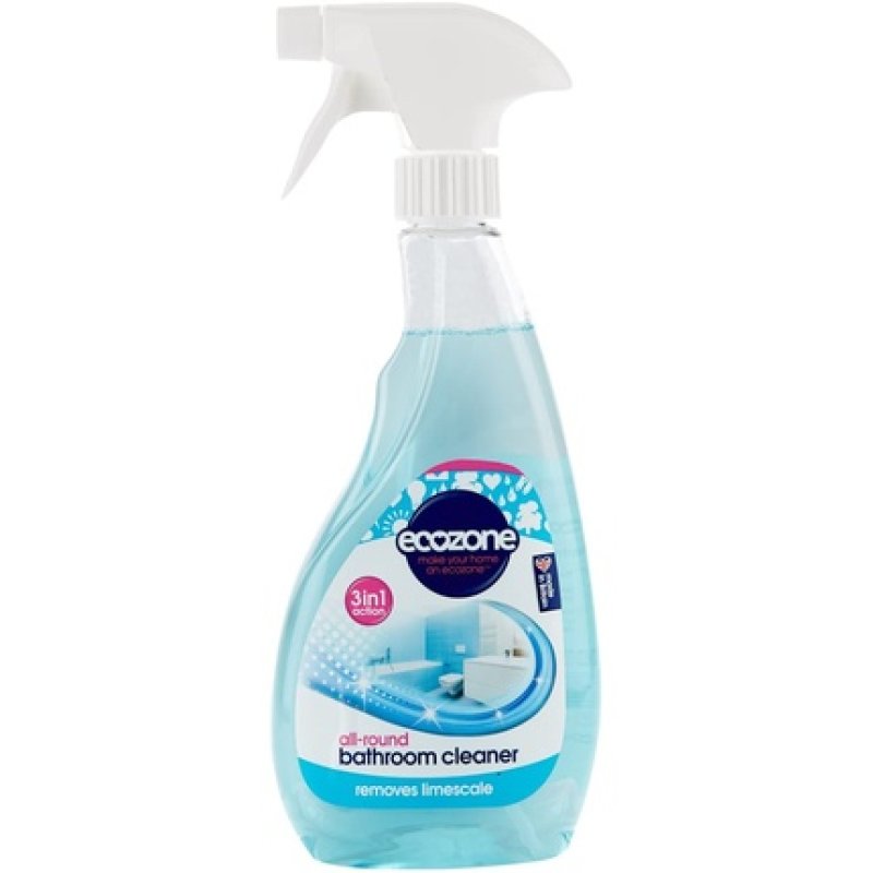 Ecozone 3-In-1 Bathroom Cleaner, 500 Ml, Removes Stubborn Limescale, Leaves