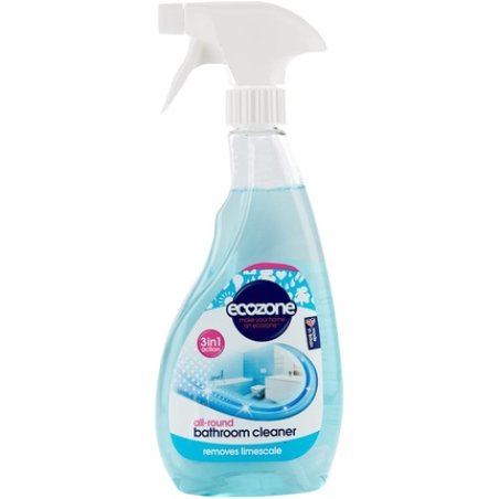Ecozone 3-In-1 Bathroom Cleaner, 500 Ml, Removes Stubborn Limescale, Leaves