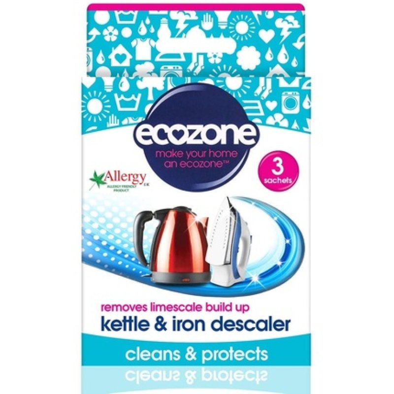 Ecozone Kettle & Iron Descaler 60g - Pack of 3