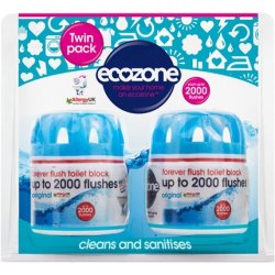 Ecozone Forever Flush 2000 Toilet Block Twin Pack