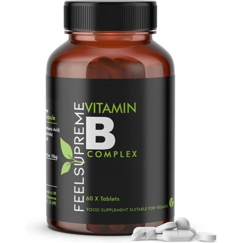 Feel Supreme High Strength 8in1 Vitamin B Complex Supplement 2 Months Supply