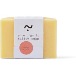 Fierce Nature Pure Organic Tallow Soap Sweet Orange and Clove 80g