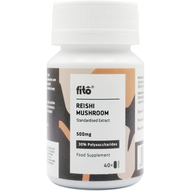 FITO Reishi Mushroom 500mg 30% Polysaccharides 40 v Capsules