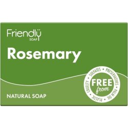 Natural Rosemary Soap Herbal Perky Anti-inflammatory Handmade with Coconut Oil Shea Butter No Sulfates Palm Oil Vegan