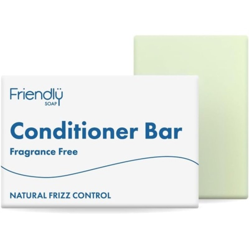 Friendly Soap Natural Fragrance-Free Conditioner 90g Bar