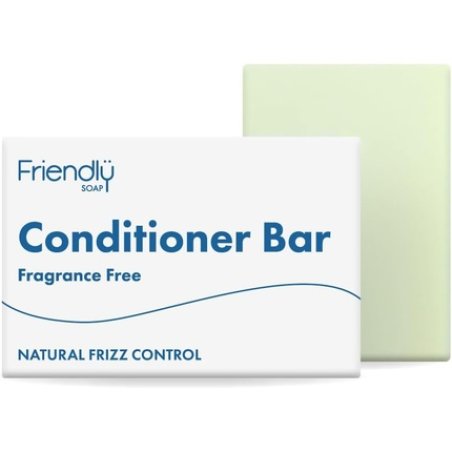 Friendly Soap Natural Fragrance-Free Conditioner 90g Bar