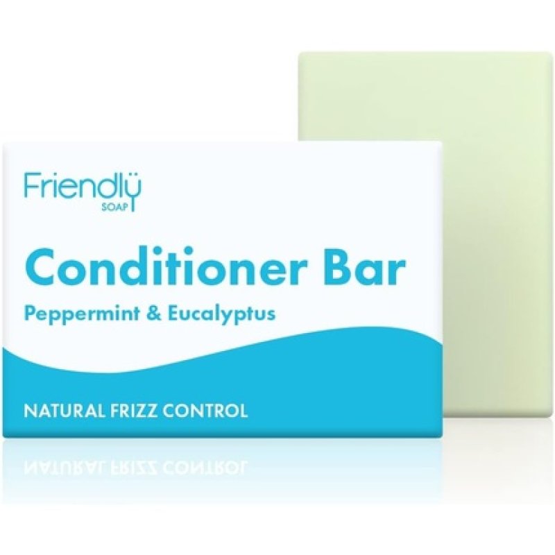 Friendly Soap Natural Peppermint Eucalyptus Conditioner 90g Bar