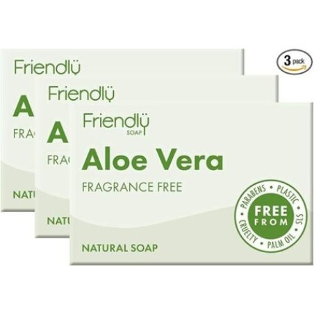 Friendly Soap Naked and Natural Aloe Vera Soap 7 x 95g