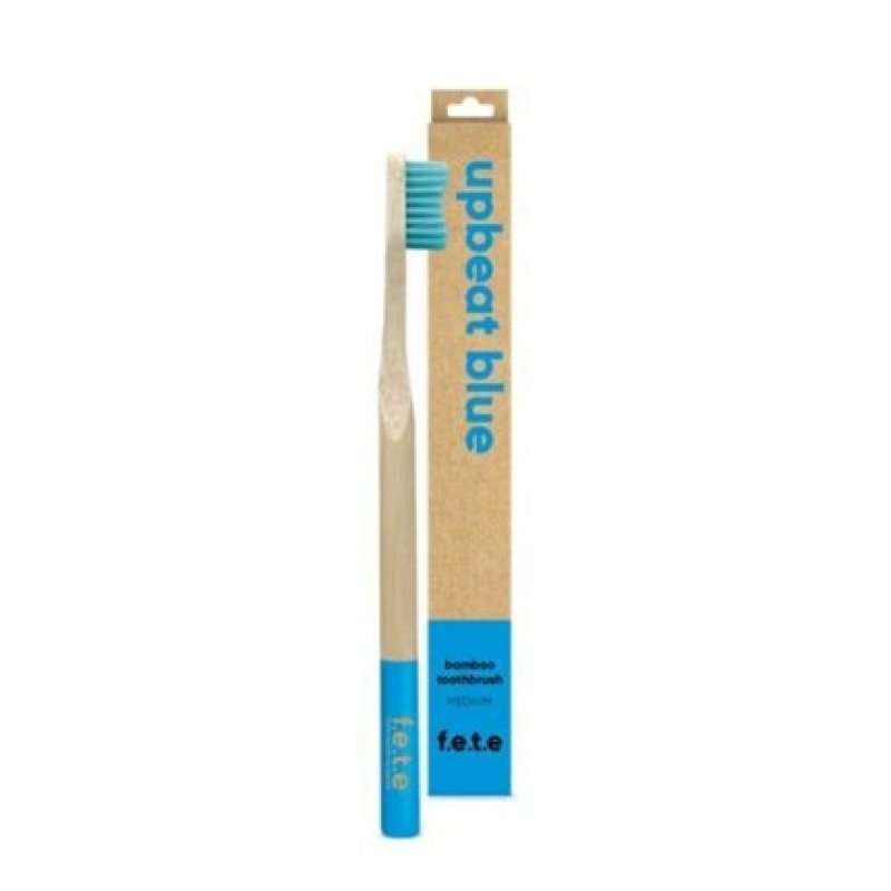 F.E.T.E Bamboo Toothbrush M Bristles - Upbeat Blue