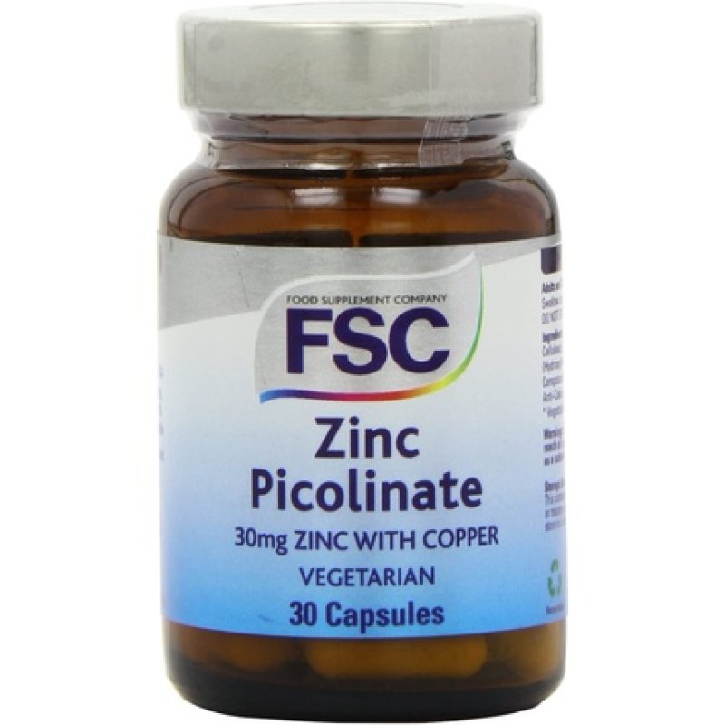 FSC Zinc Picolinate 30mg 30 Capsules
