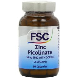 FSC Zinc Picolinate and Copper 30mg 90 Tablets