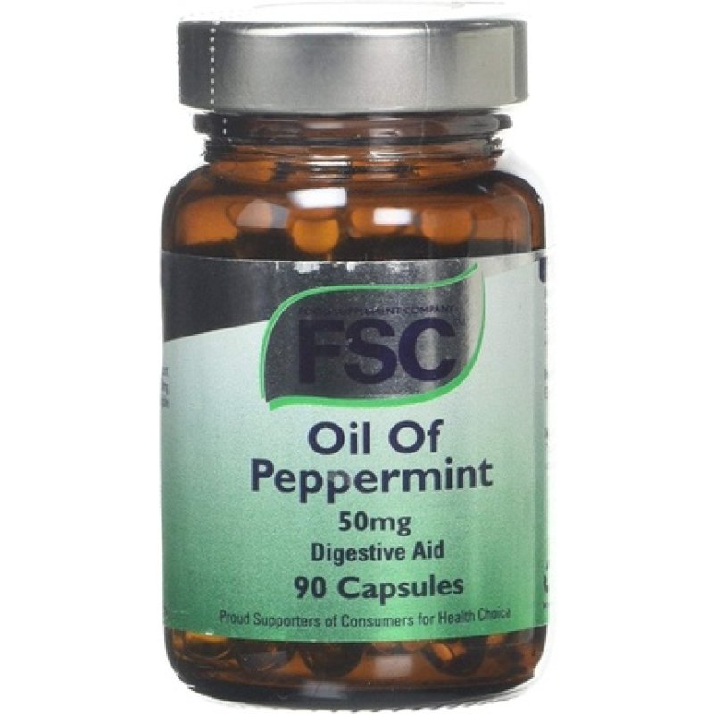 FSC Oil of Peppermint 50mg 90 Capsules