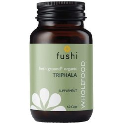 Fushi Organic Triphala Capsules Body Tonic Cleansing & Detoxifying 60 Caps - Made in the UK