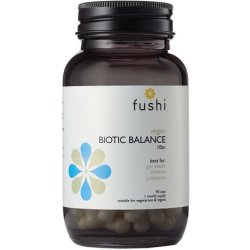 Fushi Biotic Vegan Balance 10bn CFU Capsules with Multi-Strain and Vitamin C 90 Caps - Made in the UK