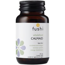 Fushi Calmaid 500mg Stress and Sleep Supplement 60 Vegetarian Capsules - Pack of 2