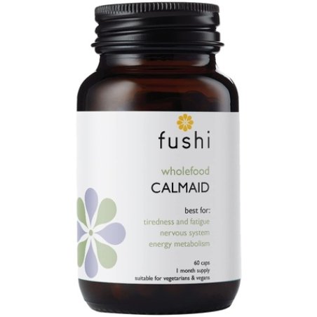 Fushi Calmaid 500mg Stress and Sleep Supplement 60 Vegetarian Capsules - Pack of 2