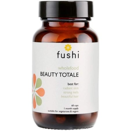 Fushi Beauty Total Skin Hair Nails and UV Protection Capsules 60 Count 500mg