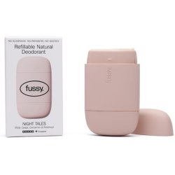 Fussy Natural Refillable Deodorant Aluminium Free 24 Hour Protection Floral Scent and Blush Pink Case Ylang Ylang